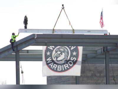 Topping out ceremony celebrates stadium’s peak