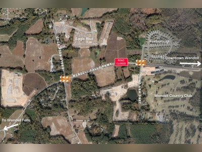 Section of Wendell Falls Parkway closed temporarily